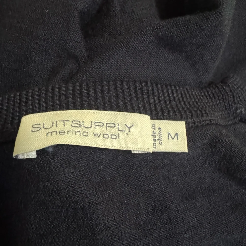 Suitsupply Crew Neck Navy Knit Sweater